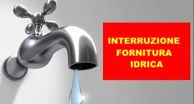 Avviso interruzione erogazione acqua -integrazione Avviso interruzione erogazione acqua -integrazione
